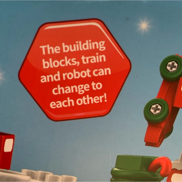 🆕 - 73 pc Christmas Kids Train/Robot Transformer STEM Building Construction Toy - Picture 7 of 16